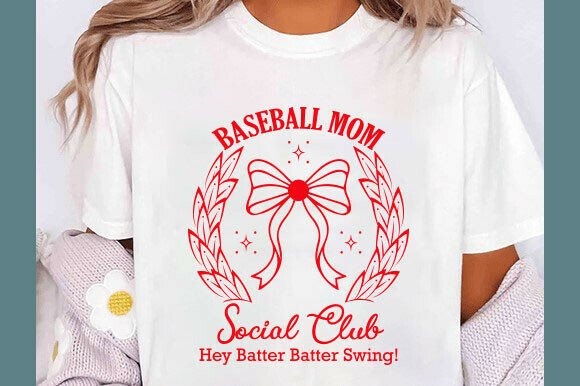 Baseball Mom SVG: Graphics for T-Shirt Designs