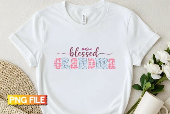Blessed Grandma PNG: Mother's Day Graphics & Freebies