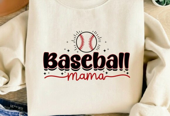 Elite Baseball Mama SVG: Graphics for T-Shirt Designs
