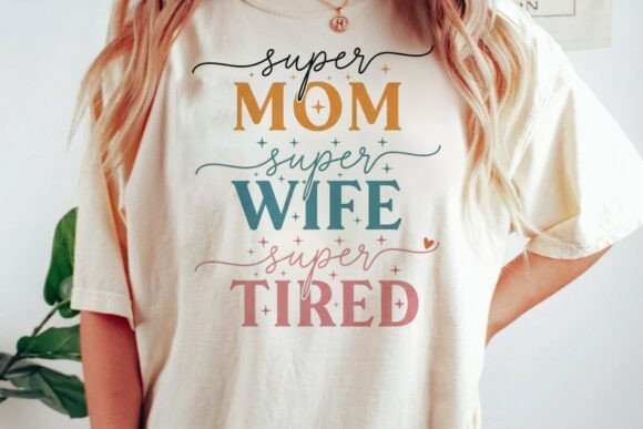 Mama Mom Mothers Day SVG PNG: Graphics for T-Shirt Designs