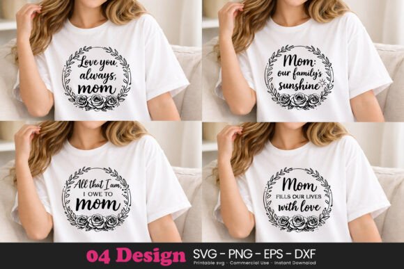 Mom Mommy Quotes SVG: Graphics & Illustrations Review