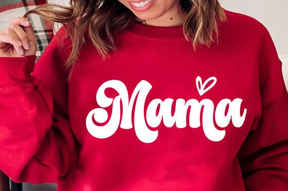 Retro Coquette MAMA: Graphics for T-Shirt Designs