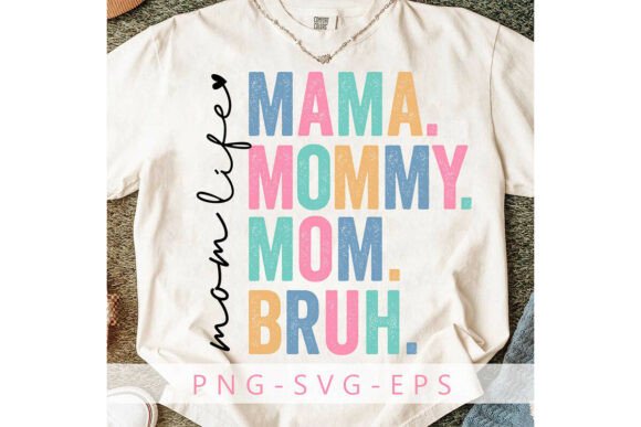 Retro Mama PNG SVG: Graphics for T-Shirt Designs