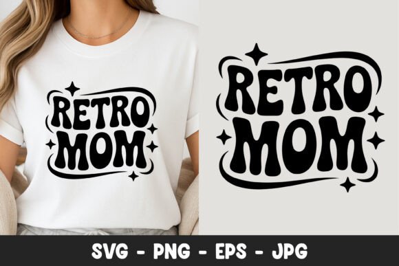 Retro Mom Typography: Graphics and Illustrations