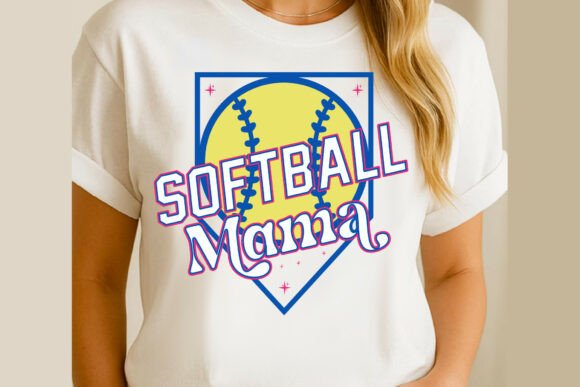 Softball Mama SVG: A Designer's Take on Mom Gear