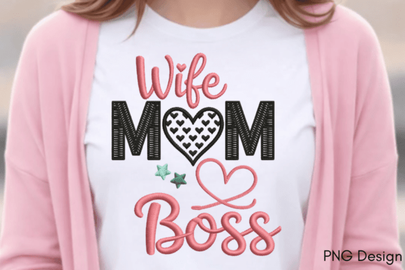 Wife Mom Boss PNG: Freebies & Graphics Review